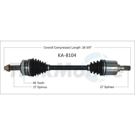 Cv Axle Shaft,Ka-8104